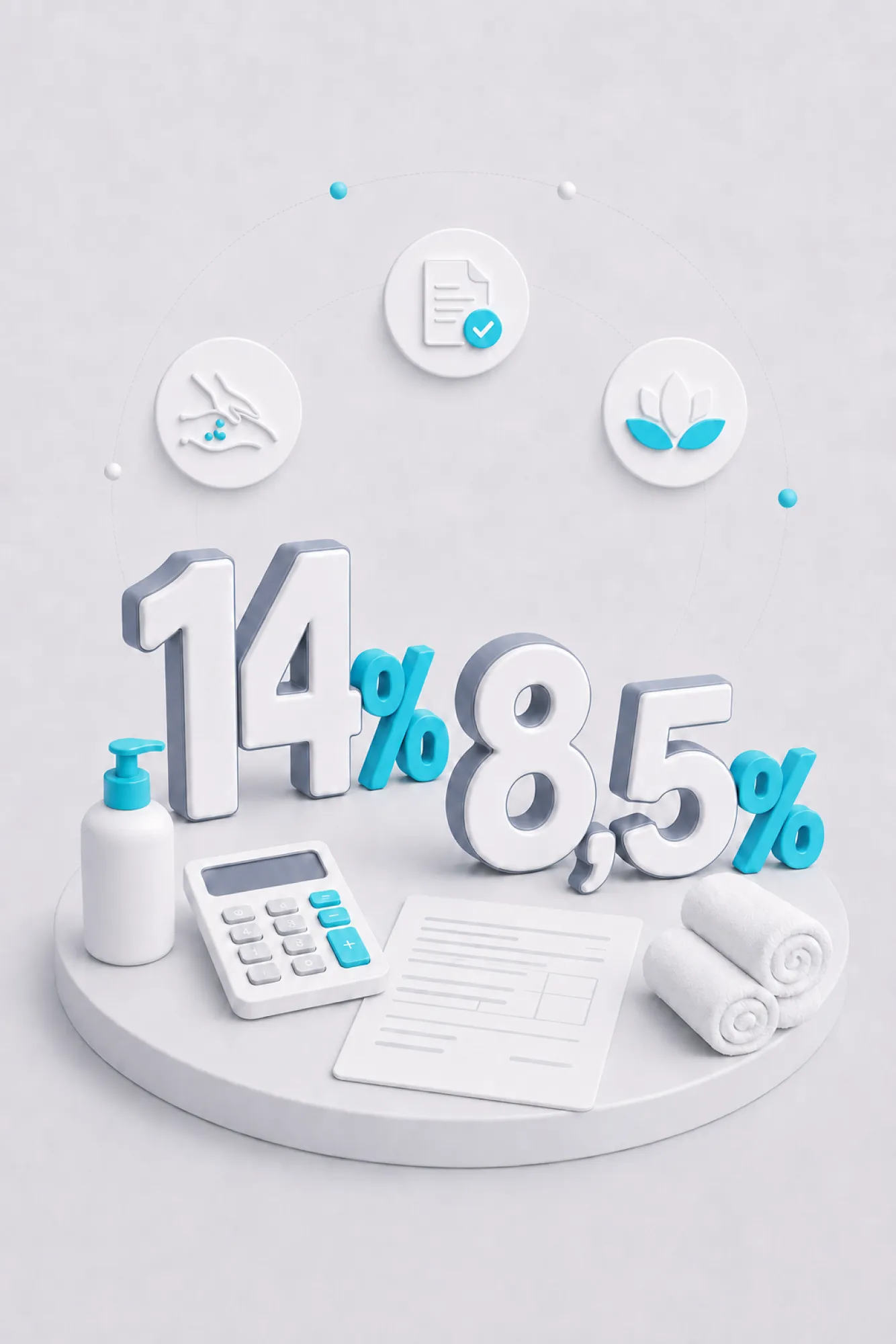 Stawki ryczałtu dla masażysty 14% i 8,5%