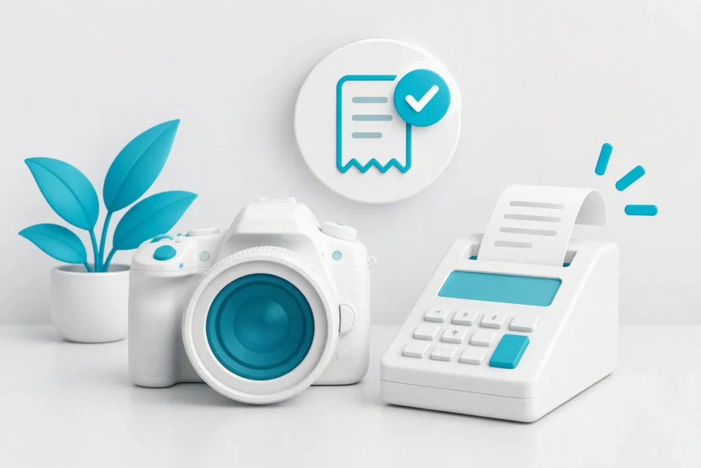 Kasa fiskalna dla fotografa - zwolnienie, limit 20 000 zł i płatności bezgotówkowe