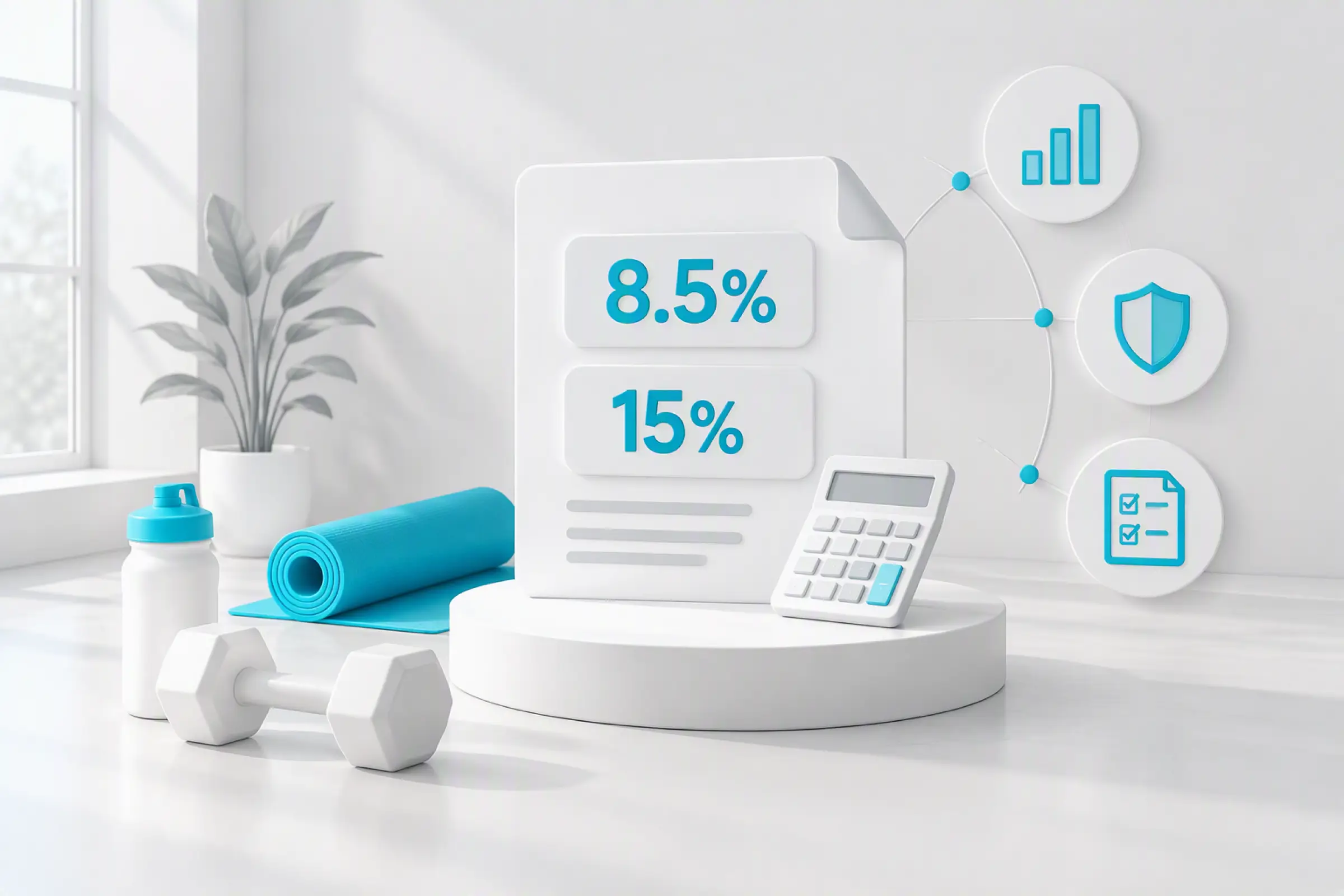Ryczałt 8,5% i 15% dla trenera personalnego